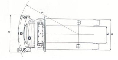 Apilador de palets hidráulico con bomba manual y semieléctrico de marcha de 1000/1500/2000 kg