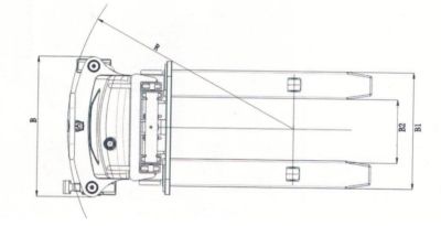 Carretilla elevadora apiladora hidráulica con bomba manual y semieléctrica de 1000/1500/2000 kg